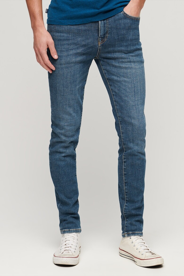 

Узкие джинсы Jefferson с пятью карманами Superdry, синий