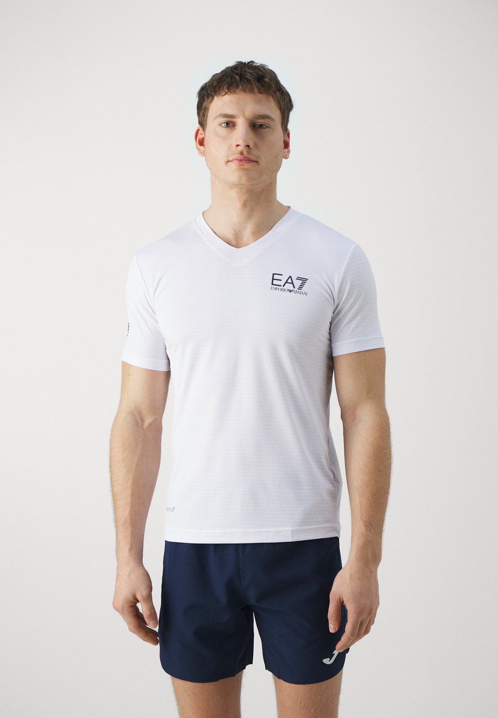Спортивная футболка Tennis Pro Tee Textured EA7 Emporio Armani, белый