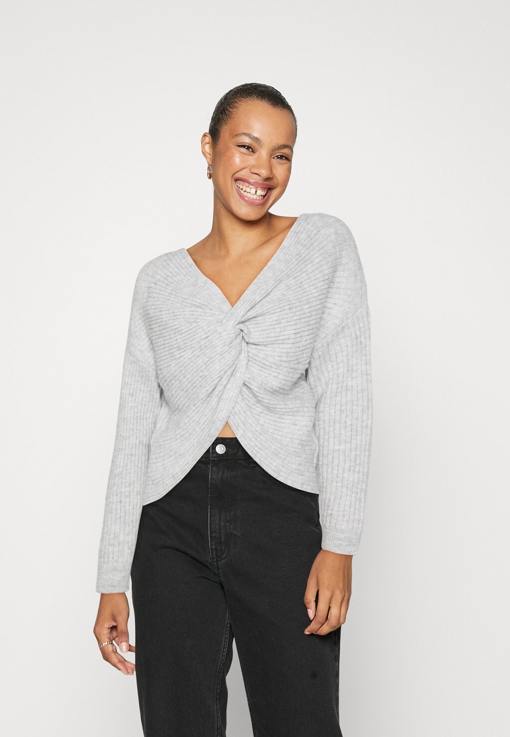 

Свитшот Pieces PCJOSE REVERSIBLE, цвет light grey melange