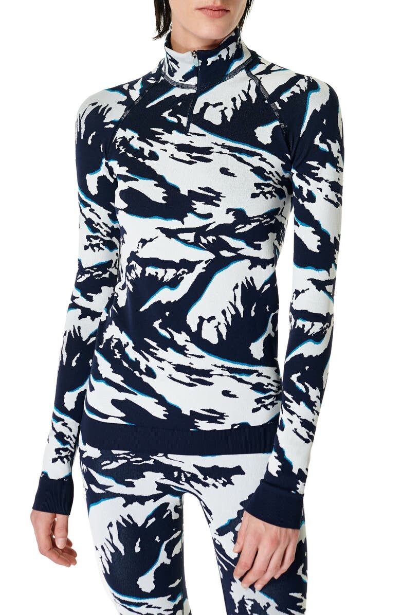 

Топ с молнией на половину длины SWEATY BETTY