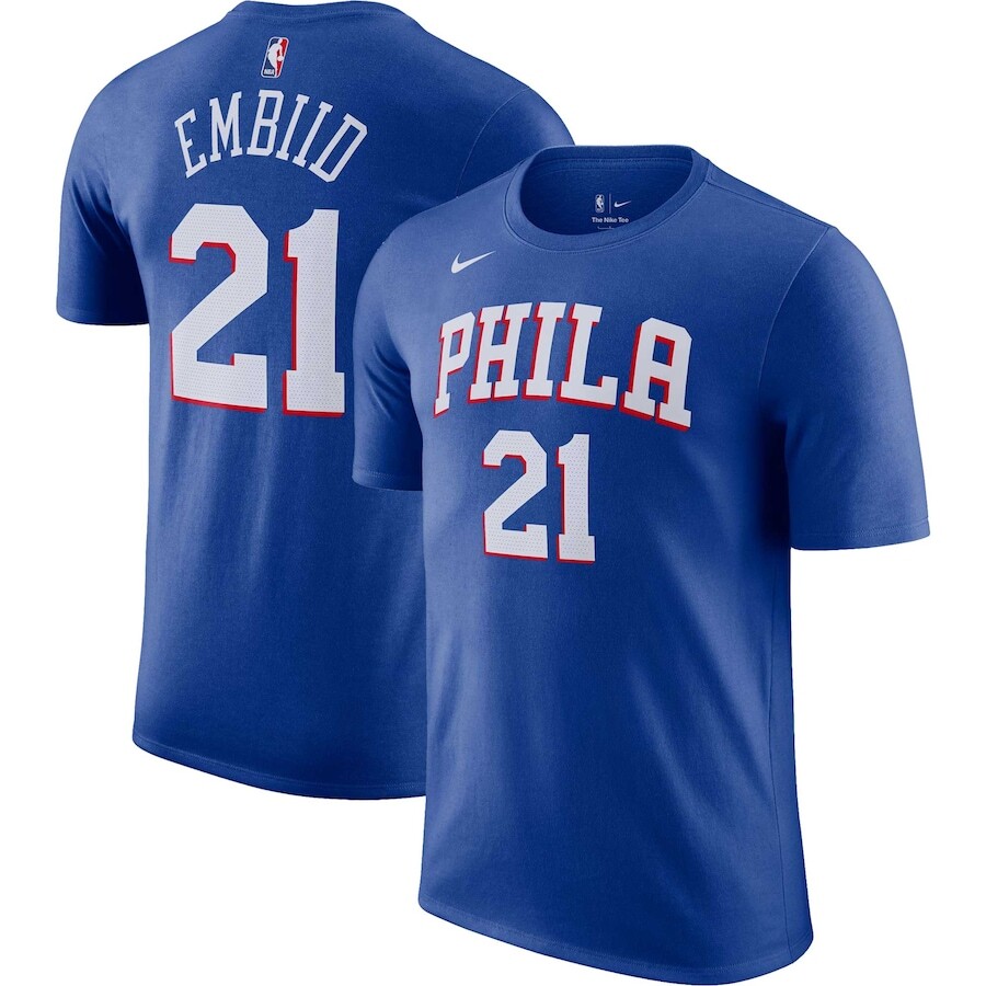 

Футболка с коротким рукавом Nike Philadelphia 76Ers, роял