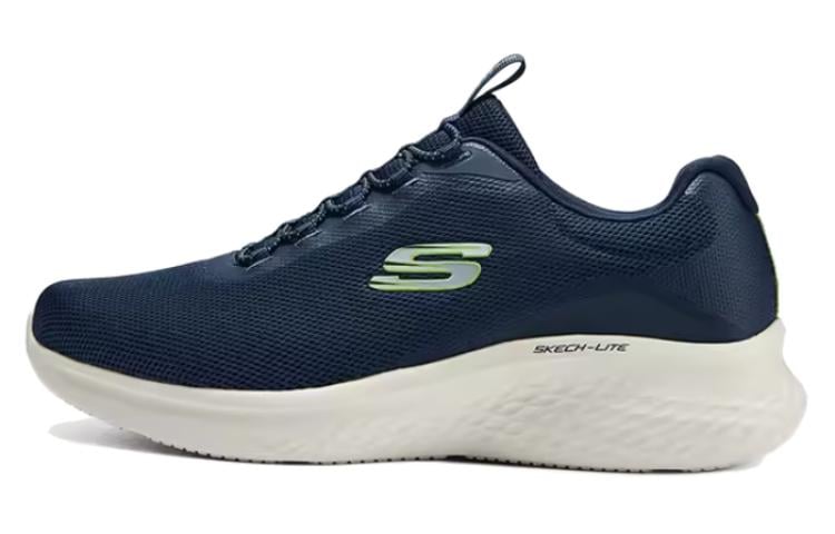 

Кроссовки мужские низкие темно-синие/лимонные Skechers