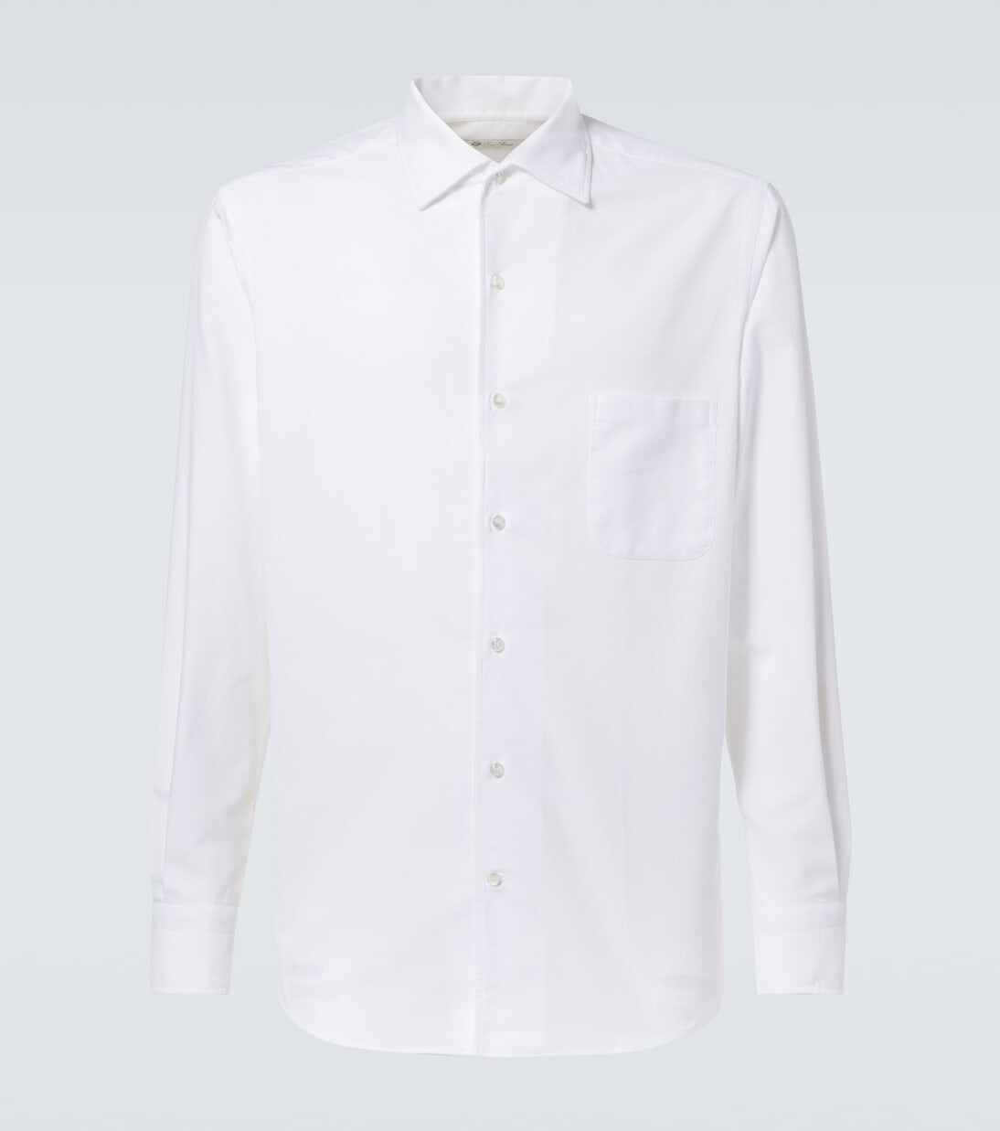 

Рубашка Андре из хлопка Оксфорд Loro Piana, цвет optical white