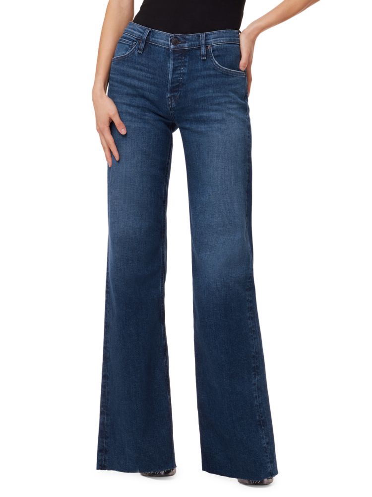 Широкие джинсы с высокой посадкой Rosie Hudson, цвет Dover фото