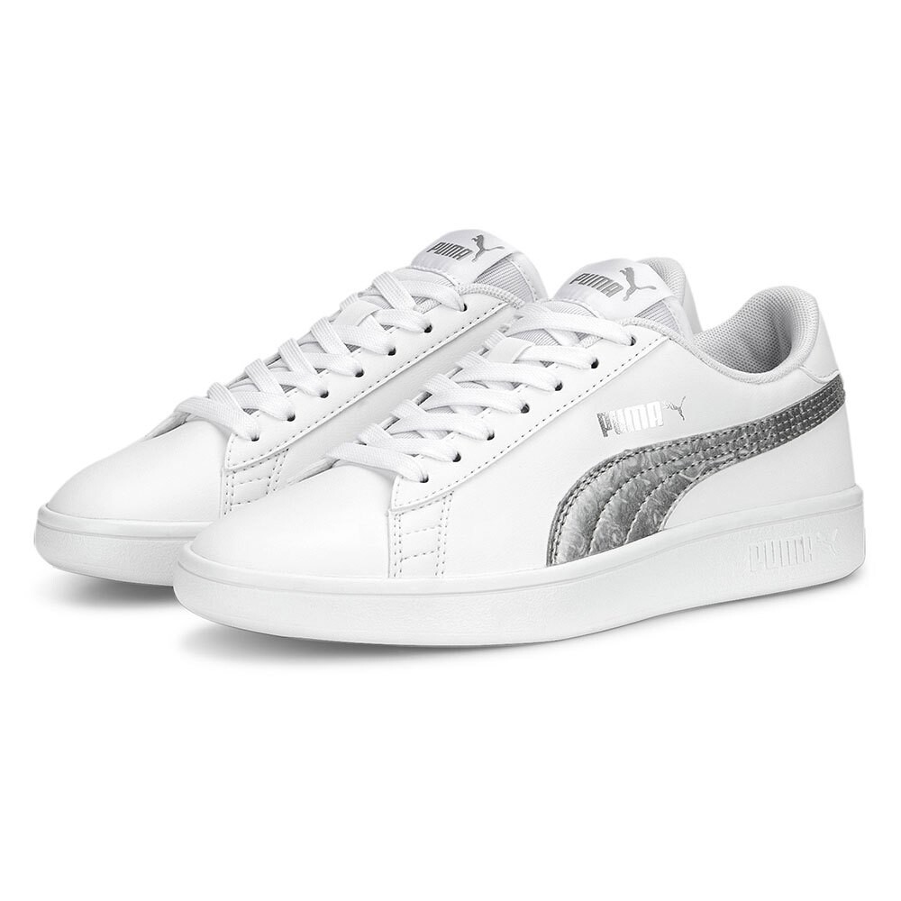 

Беговые кроссовки Puma Smash V2 Metall Junior, белый