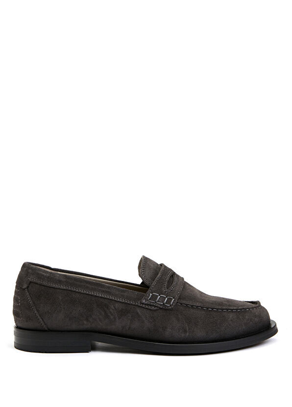 

Мужские кожаные лоферы Allsaints, серый