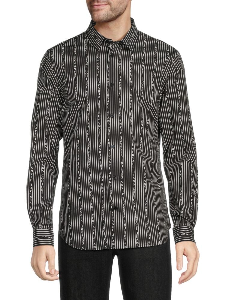 

Рубашка Camicie с логотипом Versace, черный