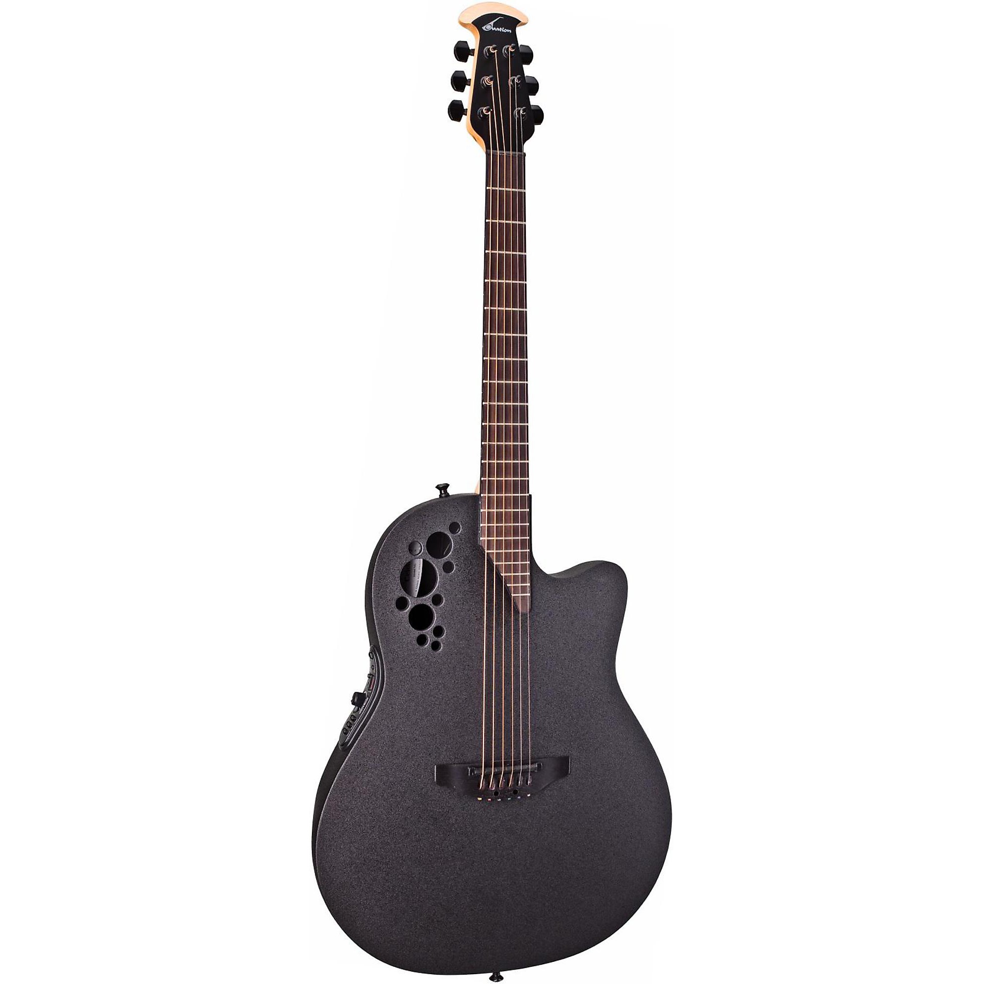 цена Акустически-электрическая гитара Ovation Elite 1778 TX черная