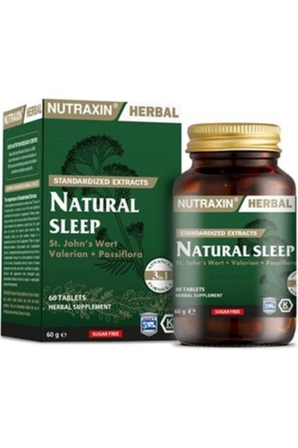 

Nutraxin Травяная пищевая добавка - Натуральный сон 60 капсул