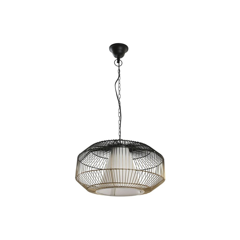 

Потолочный светильник DKD Home Decor 42 x 42 x 23 см Black Gold Iron 50 Вт, черный