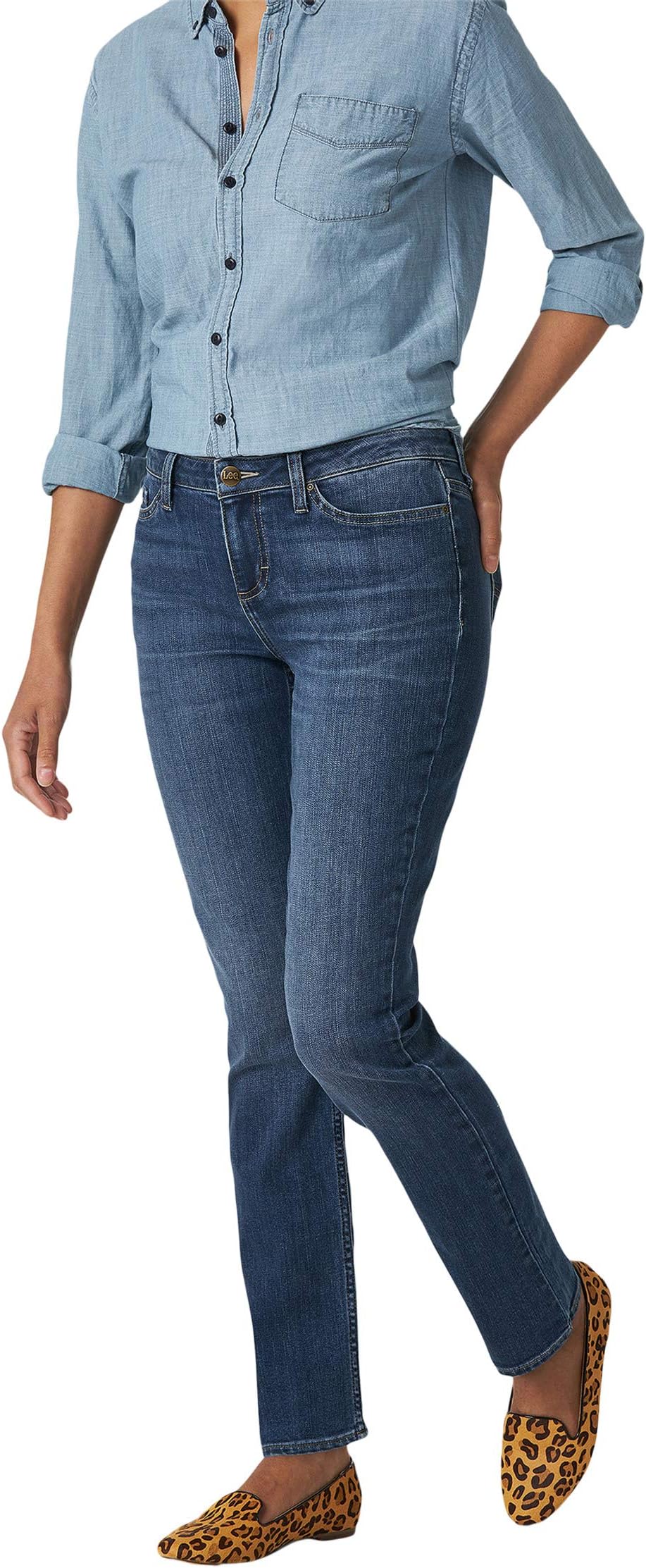 цена Джинсы Legendary Regular Fit Straight Leg Jeans Lee, цвет Seattle