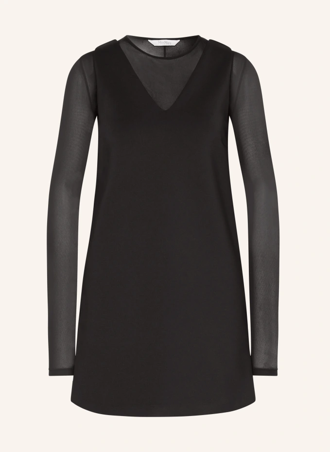 

Комплект chopin: платье и лонгслив Maxmara Leisure, черный
