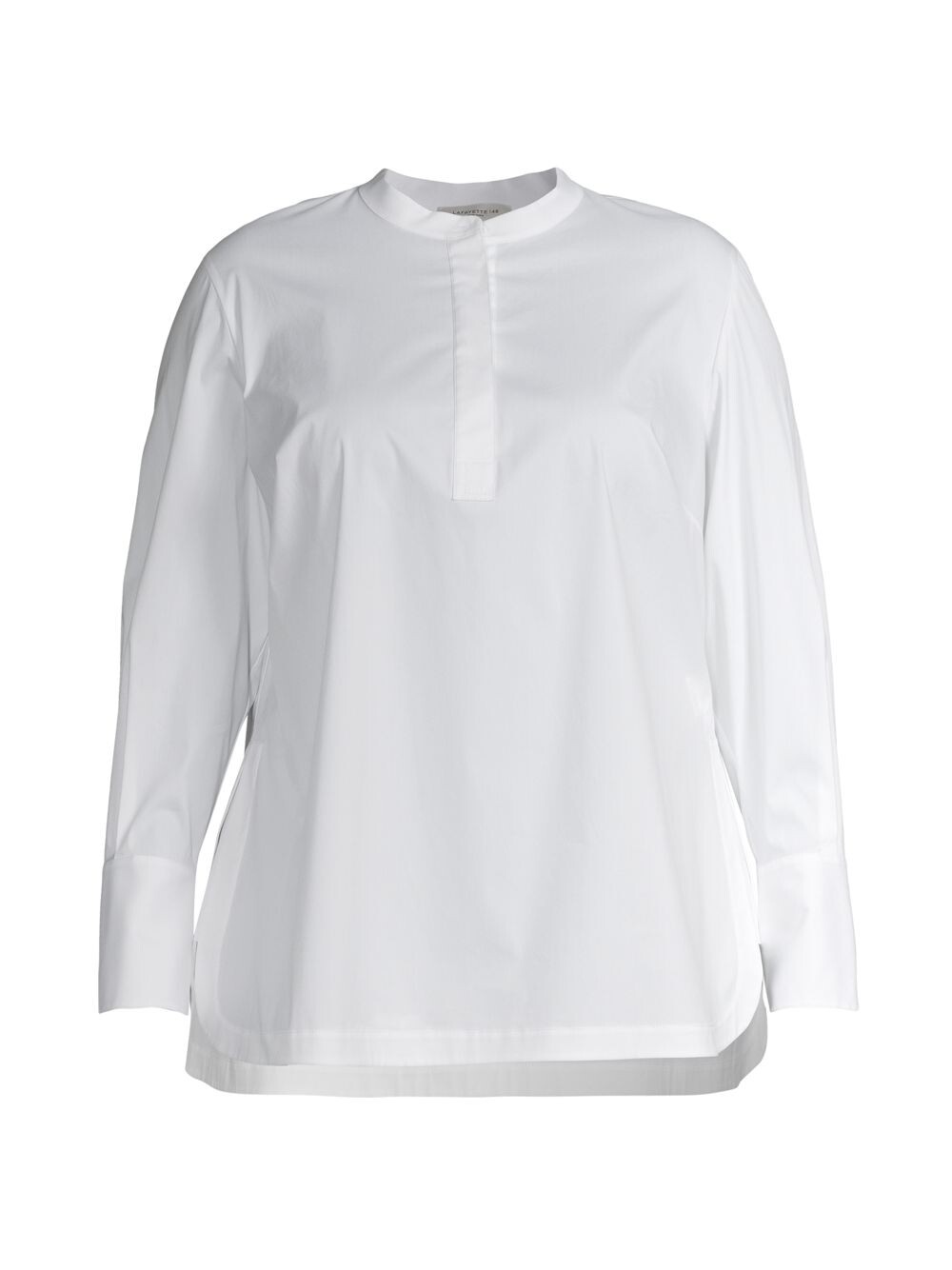 

Рубашка-туника Axler Lafayette 148 New York, Plus Size, белый