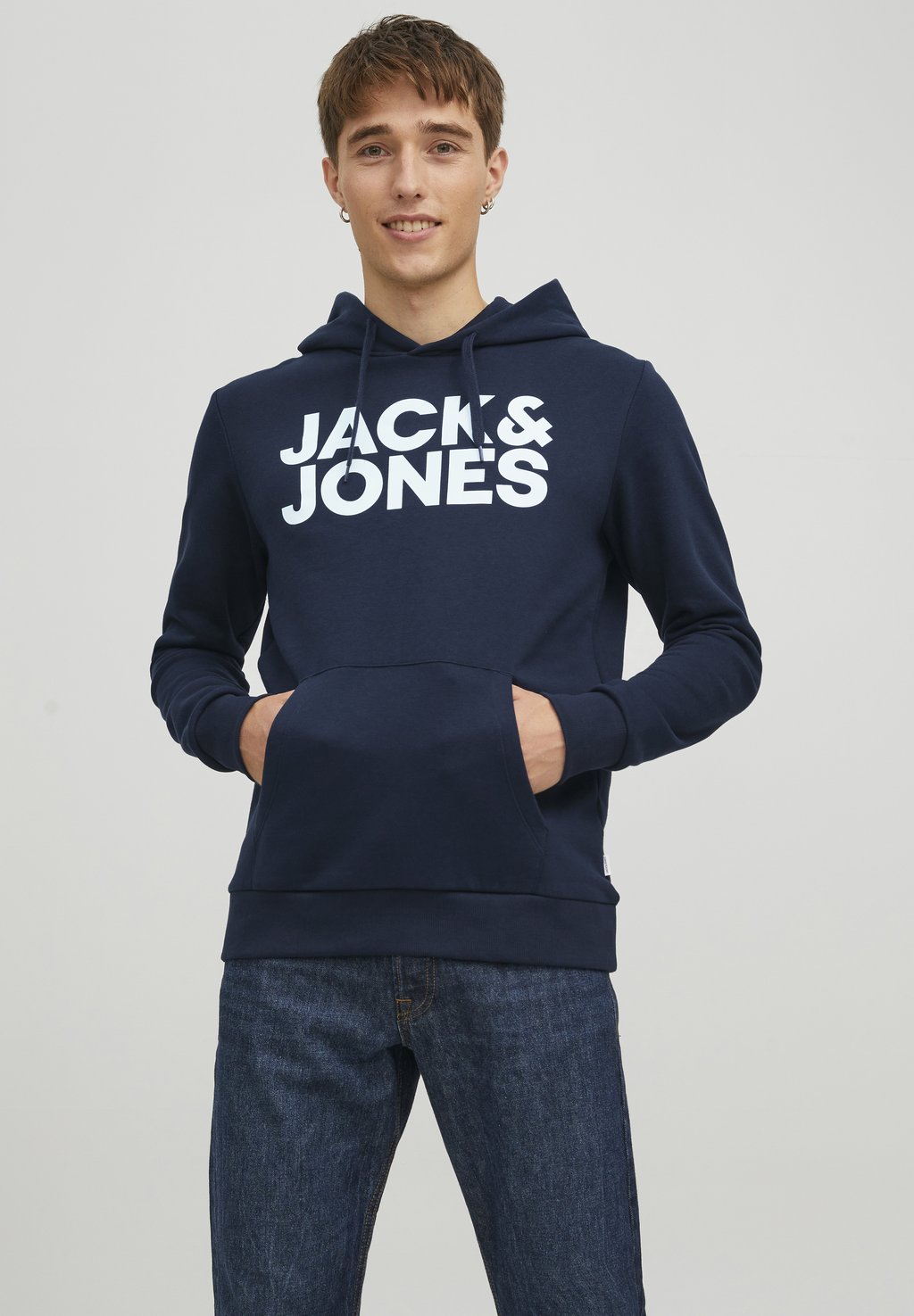 

Толстовка ECORP LOGO NOOS Jack & Jones, темно-синий