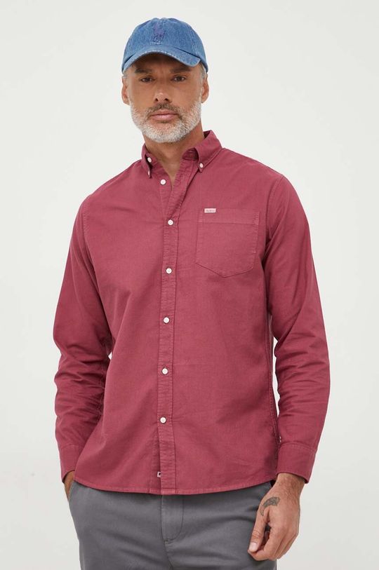 Рубашка Fabio из хлопка Pepe Jeans, розовый рубашка поло londgford из хлопка pepe jeans розовый