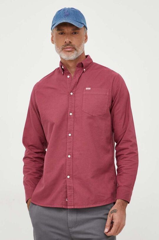 

Рубашка Fabio из хлопка Pepe Jeans, розовый