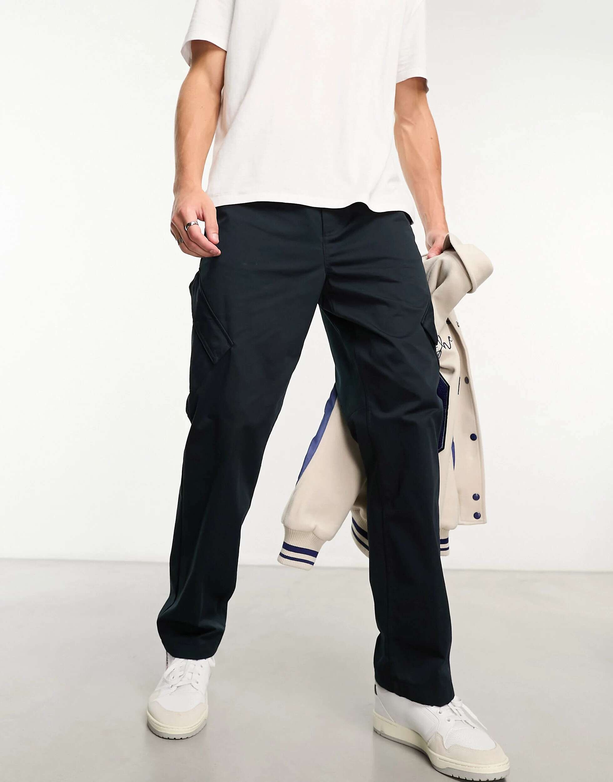 Черные тканые брюки карго Jordan Essentials