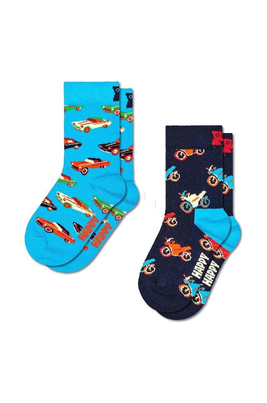 

Детские носки Happy Socks, 2 шт. в упаковке, детские носки Cars, 2 шт, синий