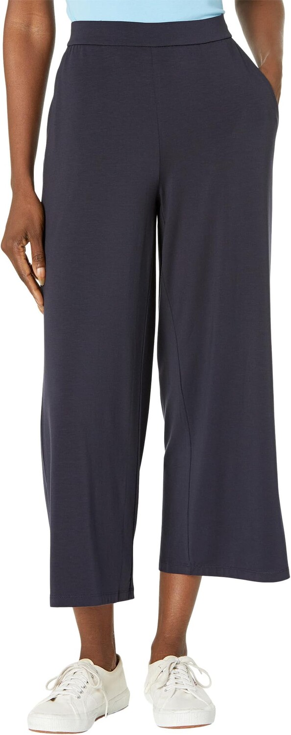 

Укороченные широкие брюки Eileen Fisher, цвет Nocturne