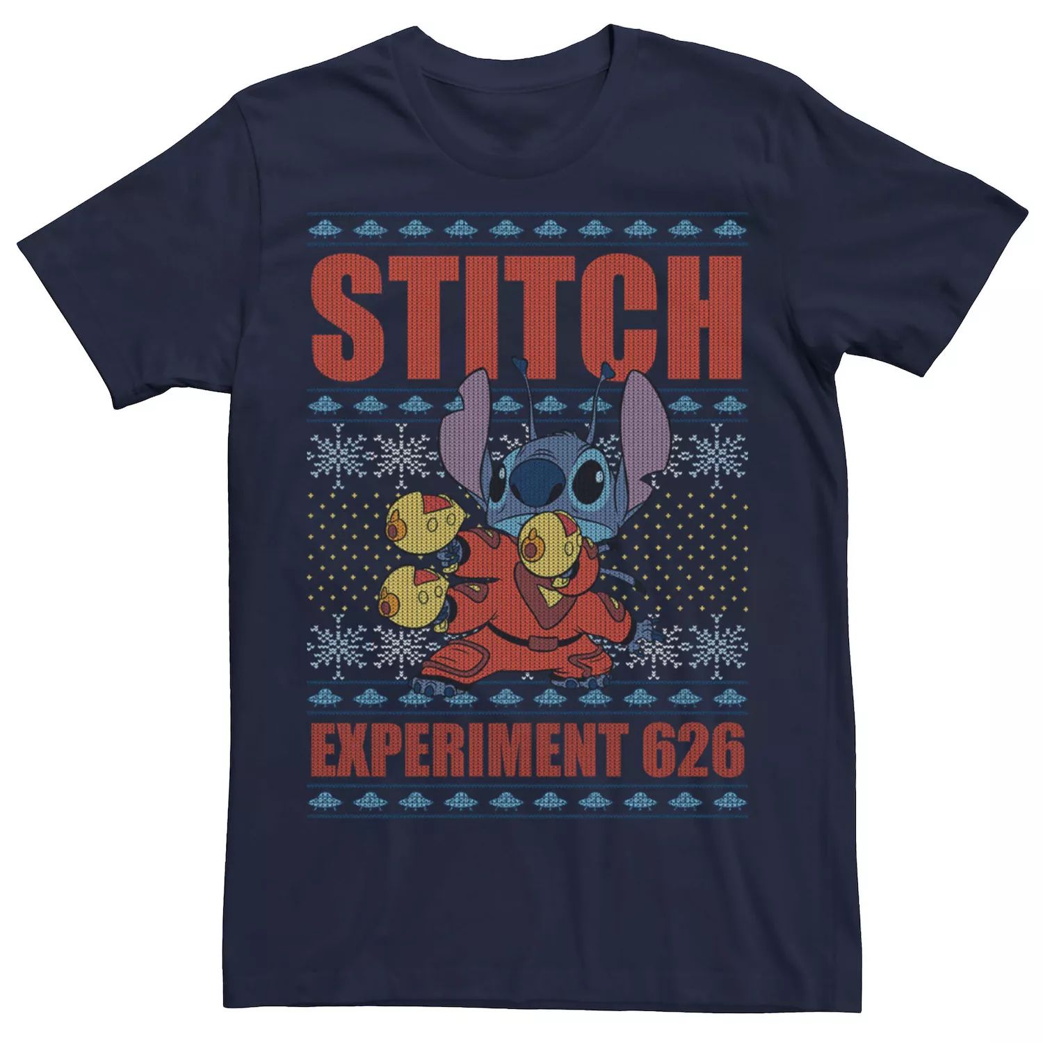 Мужская футболка Lilo & Stitch Christmas Stitch Experiment 626 Disney 2023 stitch keychains dsiney angel lilo stitch pink car key handbag accessories girl women keyring christmas gift