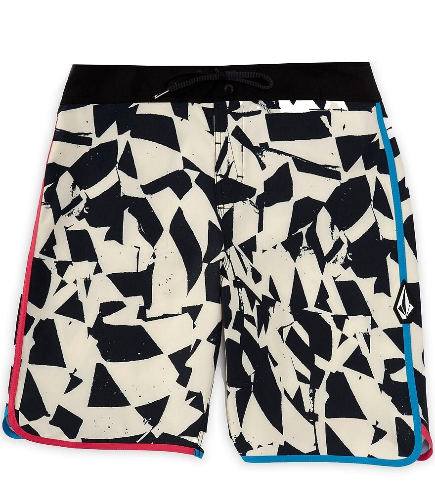 

Volcom Lido Print Scallop Mod 19 Шорты для доски с внешним швом, черный