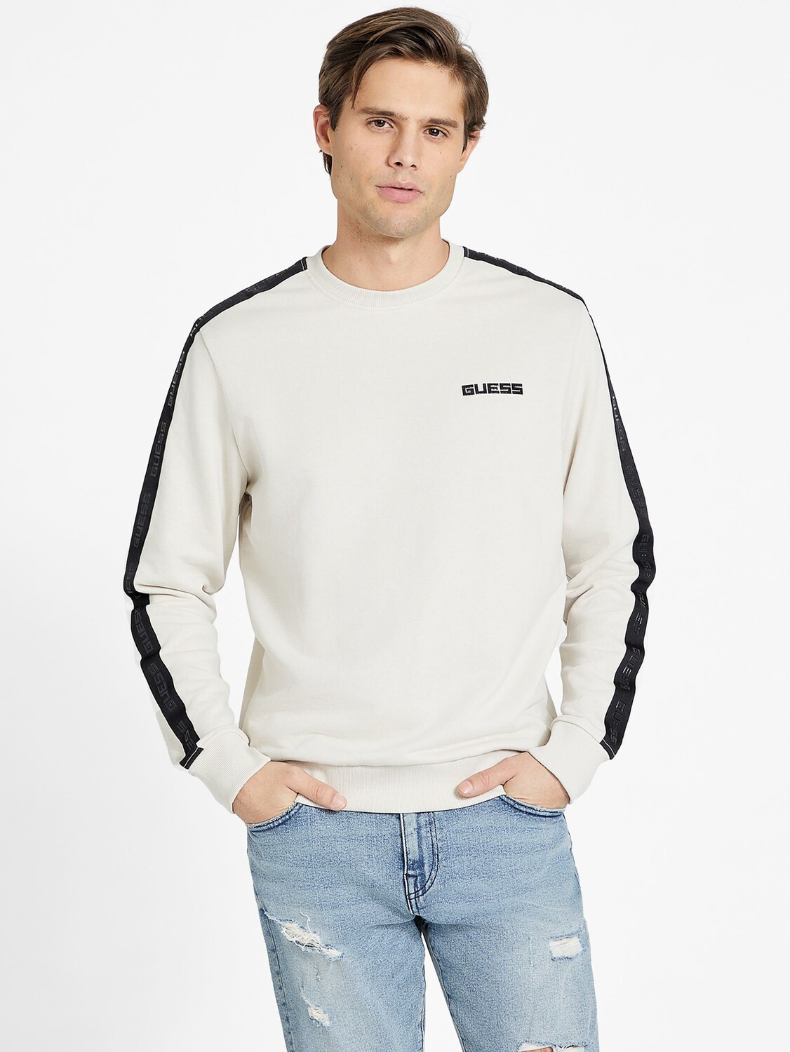 

Толстовка с логотипом Eco Nelly Guess Factory, цвет Over Night Oats