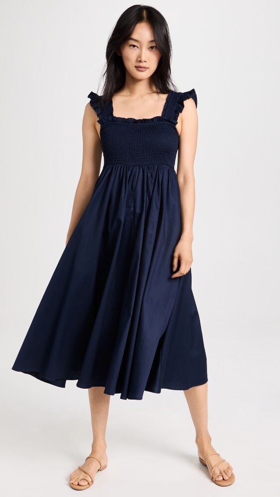 

Платье Petite Plume Navy Twill Margaux, нави