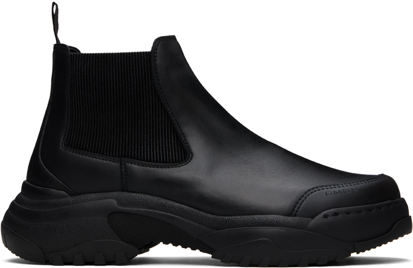 Черные ботинки из искусственной кожи Gmbh