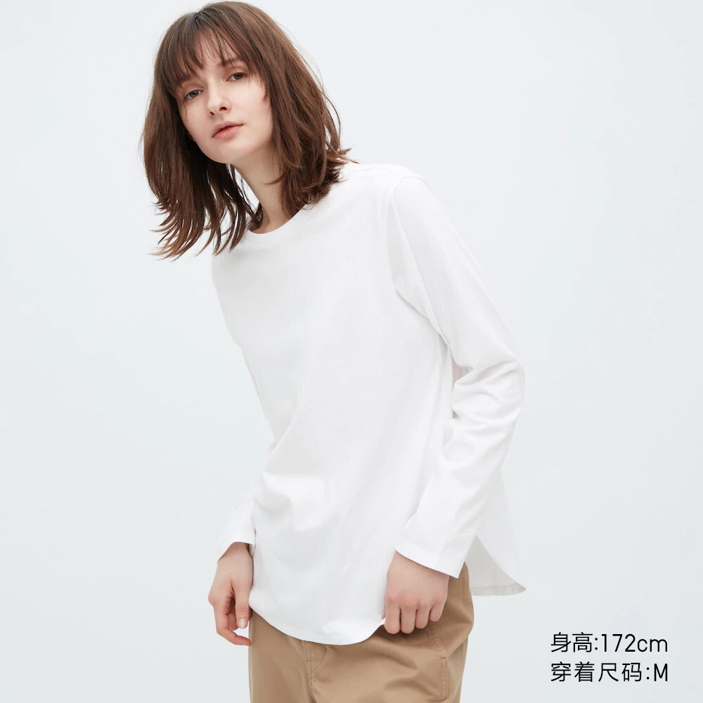 

Женская футболка Uniqlo из мягкого хлопка, белый