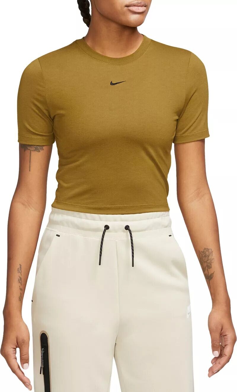 

Женская укороченная футболка узкого кроя Nike Sportswear Essential