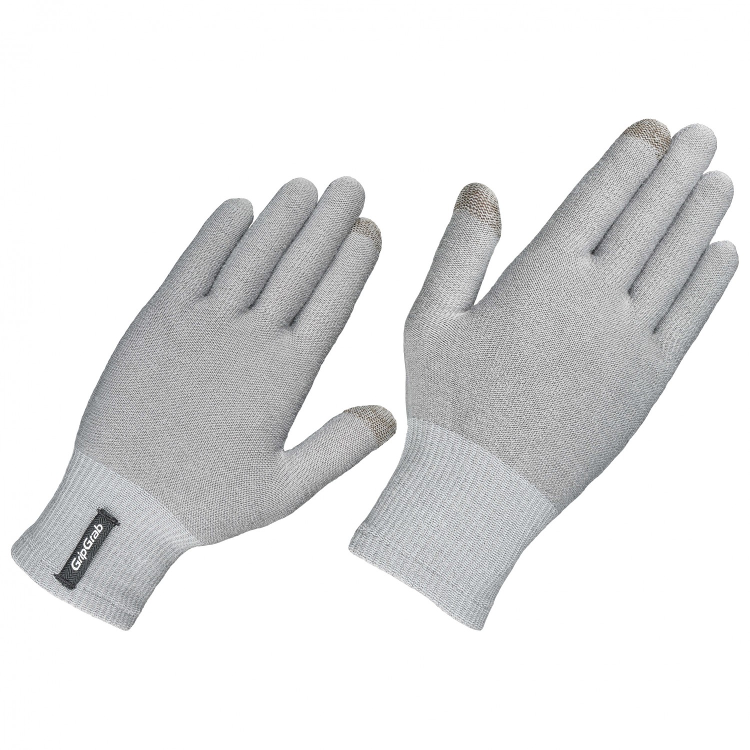 Перчатки Gripgrab Merino Liner, серый перчатки для мойки автомобиля мягкая двусторонняя утолщенная флисовая ткань из микрофибры и синели ткань для сушки стеклянная перчатка д
