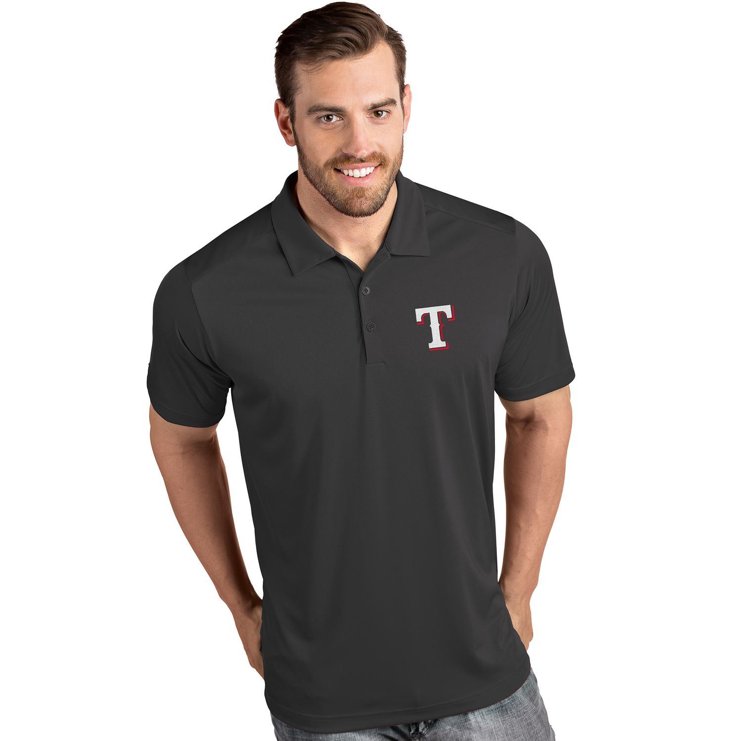 Мужская футболка-поло Texas Rangers Tribute Antigua