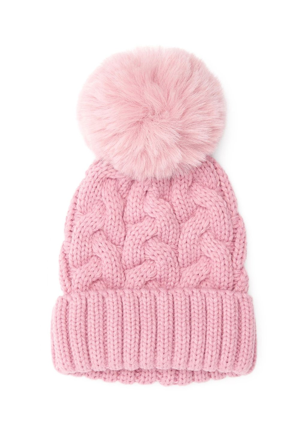 Шапка Cable Pom Pom Next, розовый шапка lightweight knitted pom pom hat next розовый