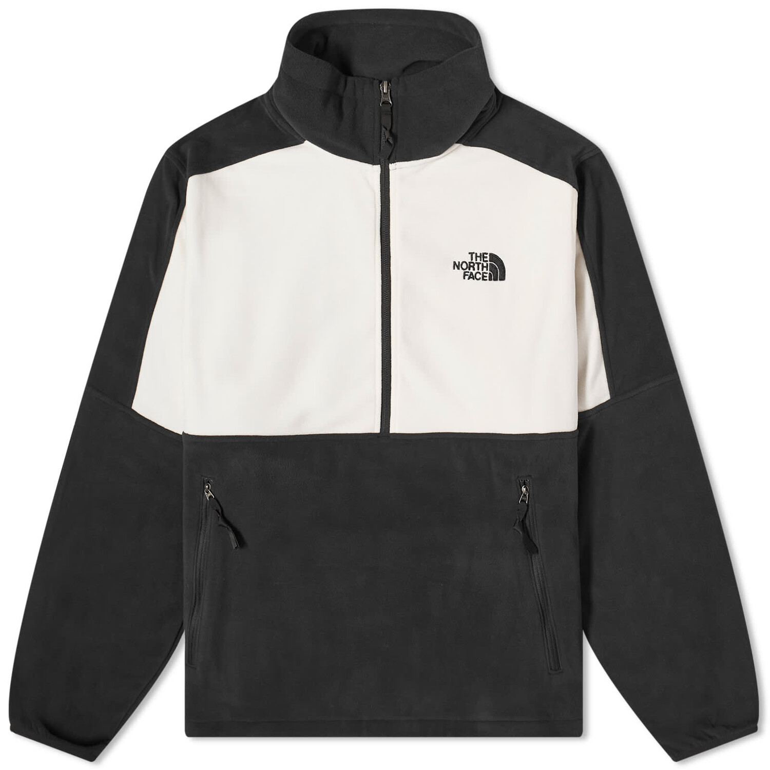 

Флис The North Face Polartec 100 Quarter Zip, цвет Gardenia White & Tnf Black