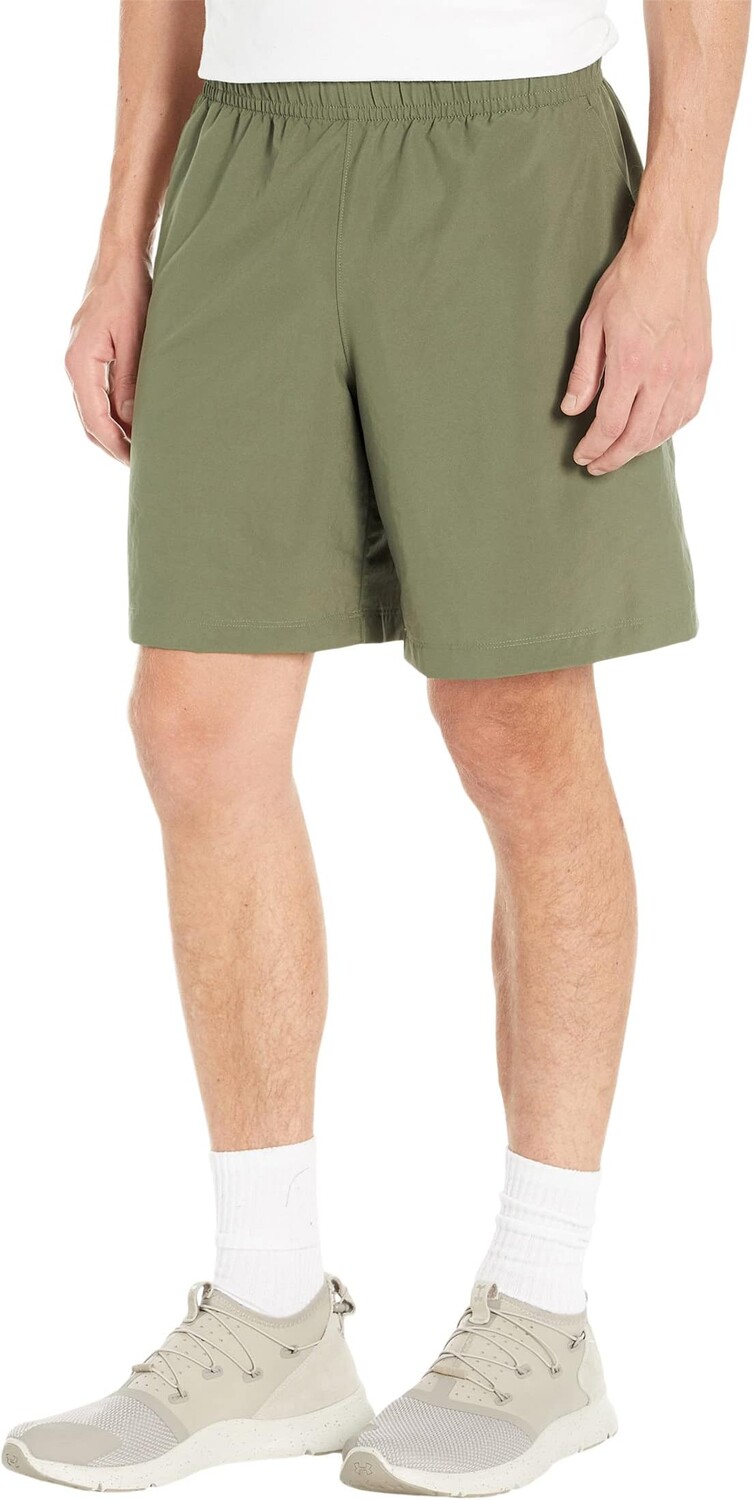 

Тканые шорты с рисунком Under Armour, цвет Marine Olive Drab Green/White