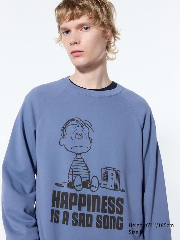 

Графическая толстовка peanuts ut Uniqlo, синий