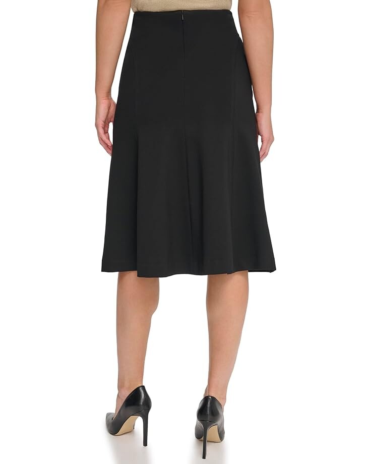 

Юбка Tommy Hilfiger Solid Ponte Skirt, черный