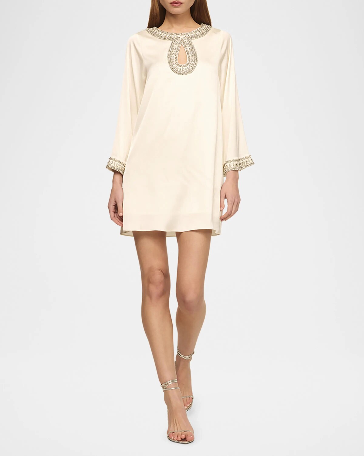 

Мини-платье Ivy с декором Misa Los Angeles, цвет Ivory Satin