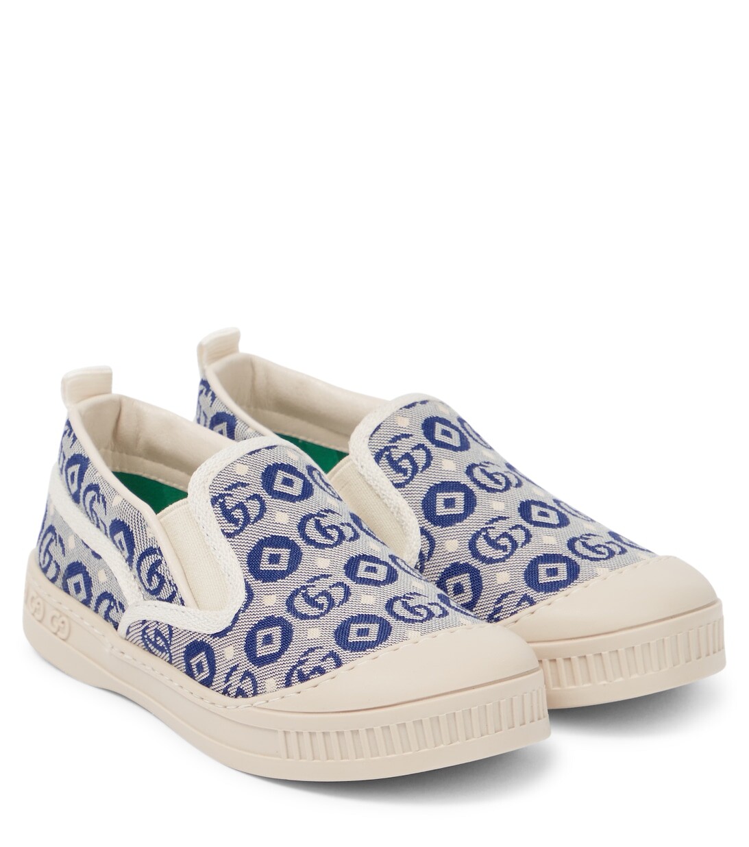 

Жаккардовые кроссовки Baby Tennis 1977 Gucci, синий