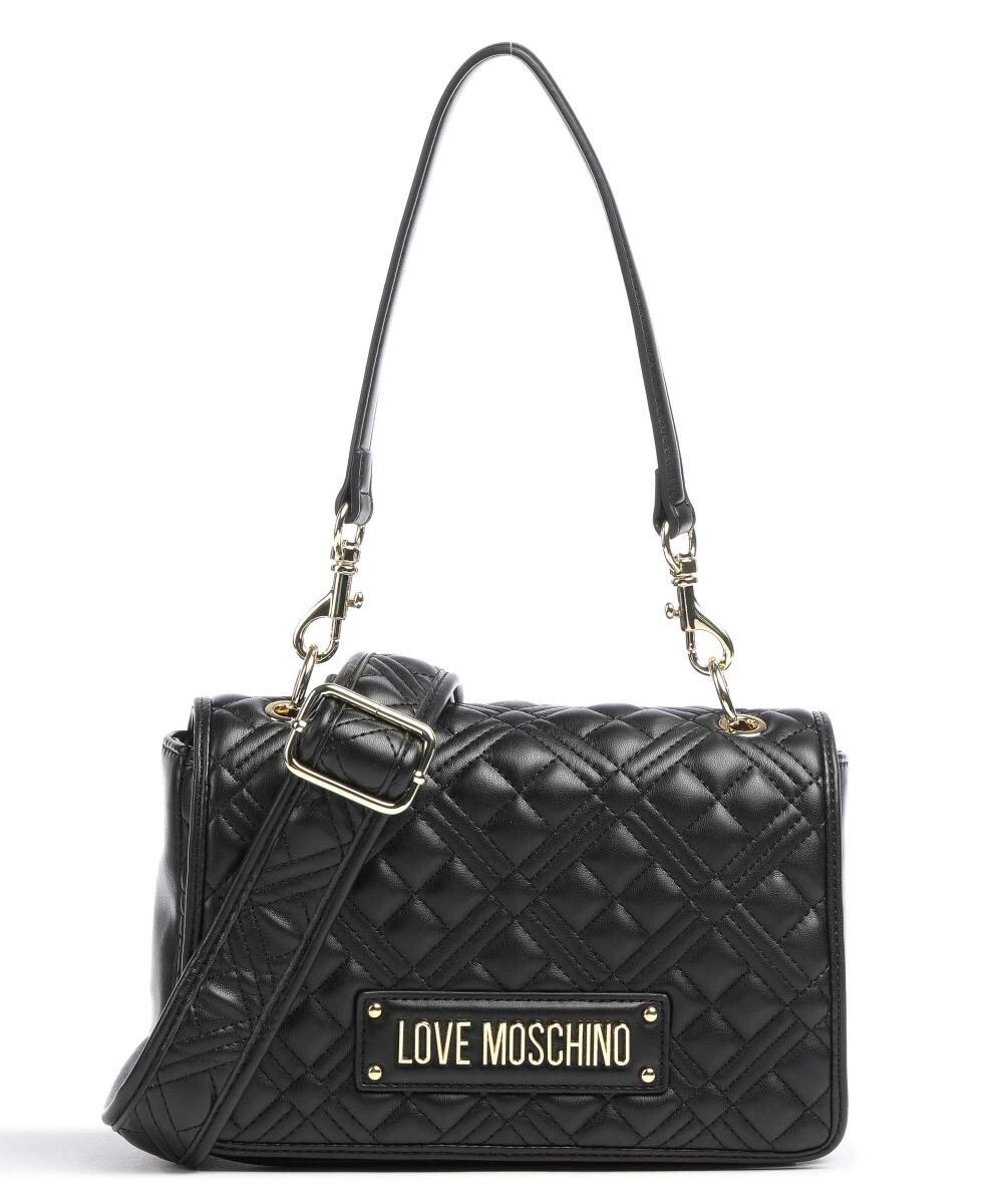 

Стеганая сумка через плечо из искусственной кожи Love Moschino, черный