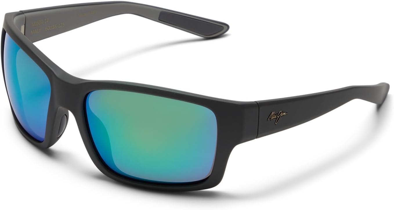 

Солнцезащитные очки Mangroves Maui Jim, цвет Matte Dark Grey/Light Grey Int/Mauigreen Polarized