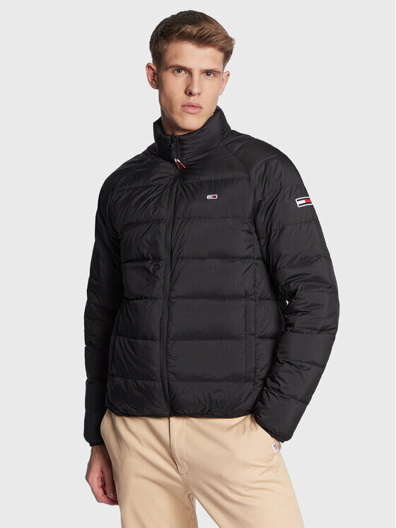 

Пуховик стандартного кроя Tommy Jeans, черный