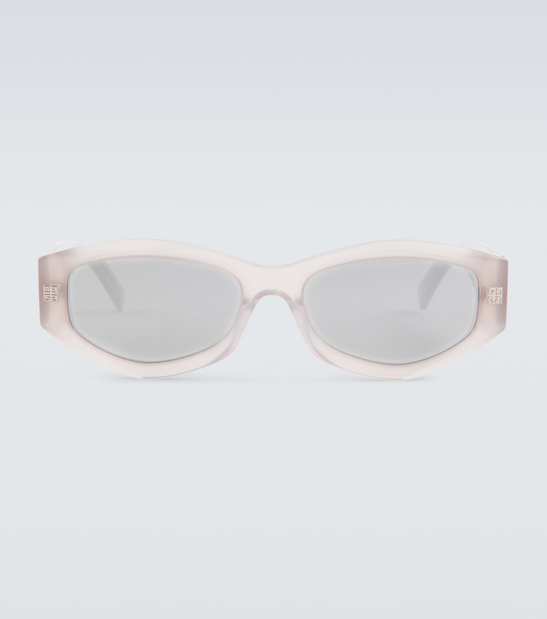 Овальные солнцезащитные очки gv day Givenchy, белый солнцезащитные очки givenchy gv 7185 g s