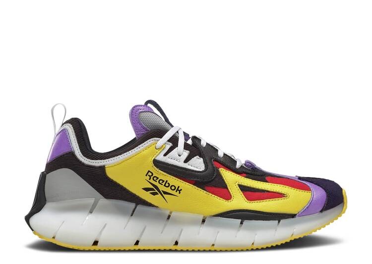 Кроссовки Reebok ANGUS CHIANG X ZIG KINETICA CONCEPT TYPE 2 'PIGMENT PURPLE BRIGHT YELLOW', фиолетовый