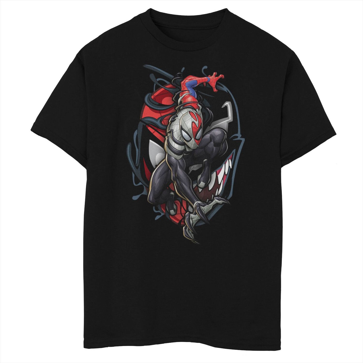 

Футболка с большим лицом для мальчиков 8–20 лет Marvel Spider-Man Venom Licensed Character