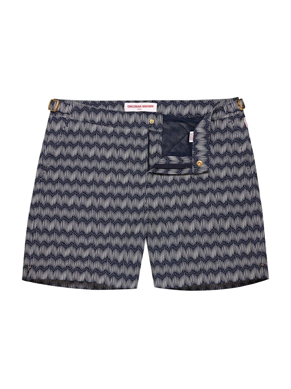 

Жаккардовые шорты для плавания Bulldog Chevron Orlebar Brown, белый