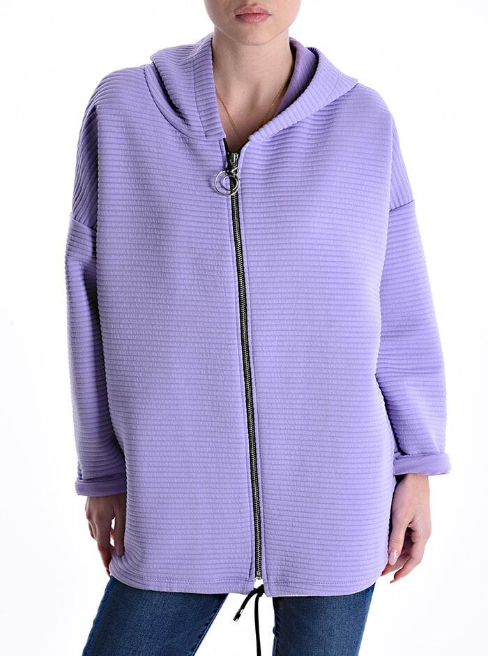 

Куртка на молнии с капюшоном, цвет Periwinkle