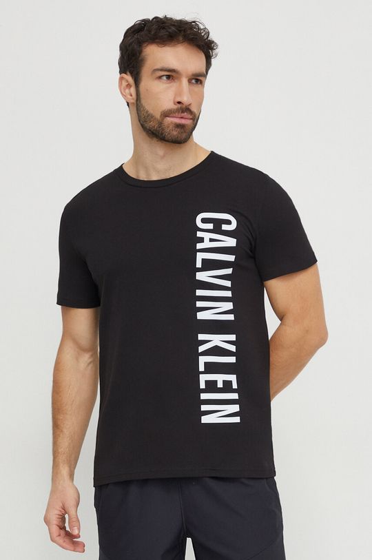 

Хлопковая футболка Calvin Klein, черный