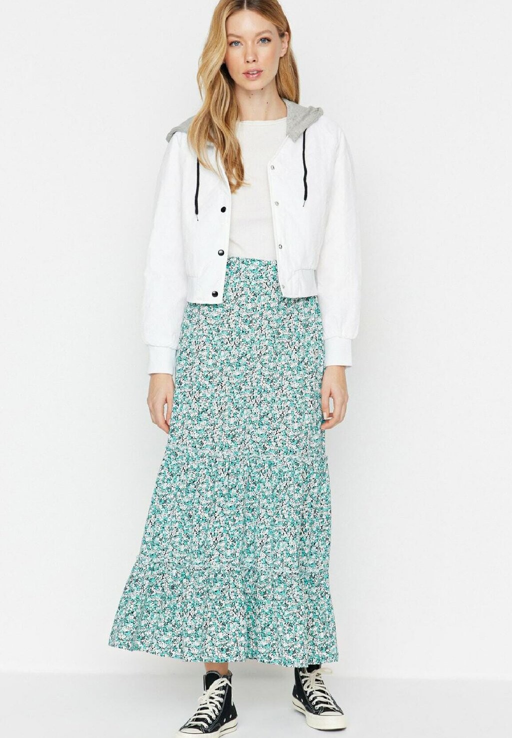 

Юбка А-силуэта Trendyol Modest, зеленый