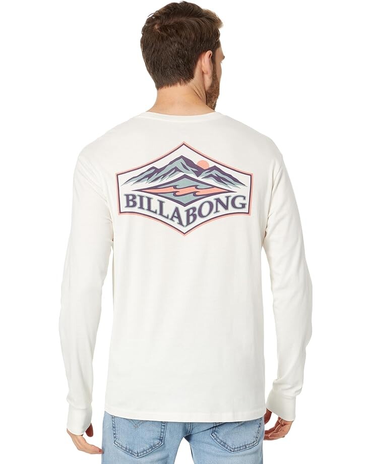 

Футболка Billabong Summit Long Sleeve Graphic Tee, белый